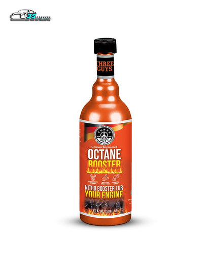 Fuel Efficiency Kit – Octane Booster, Fuel Injector Cleaner & Catalytic Converter Cleaner (473ml x 3) | THREE GUYS