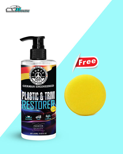 Plastic & Trim Restorer | THREE GUYS | German Engineered (250ml)