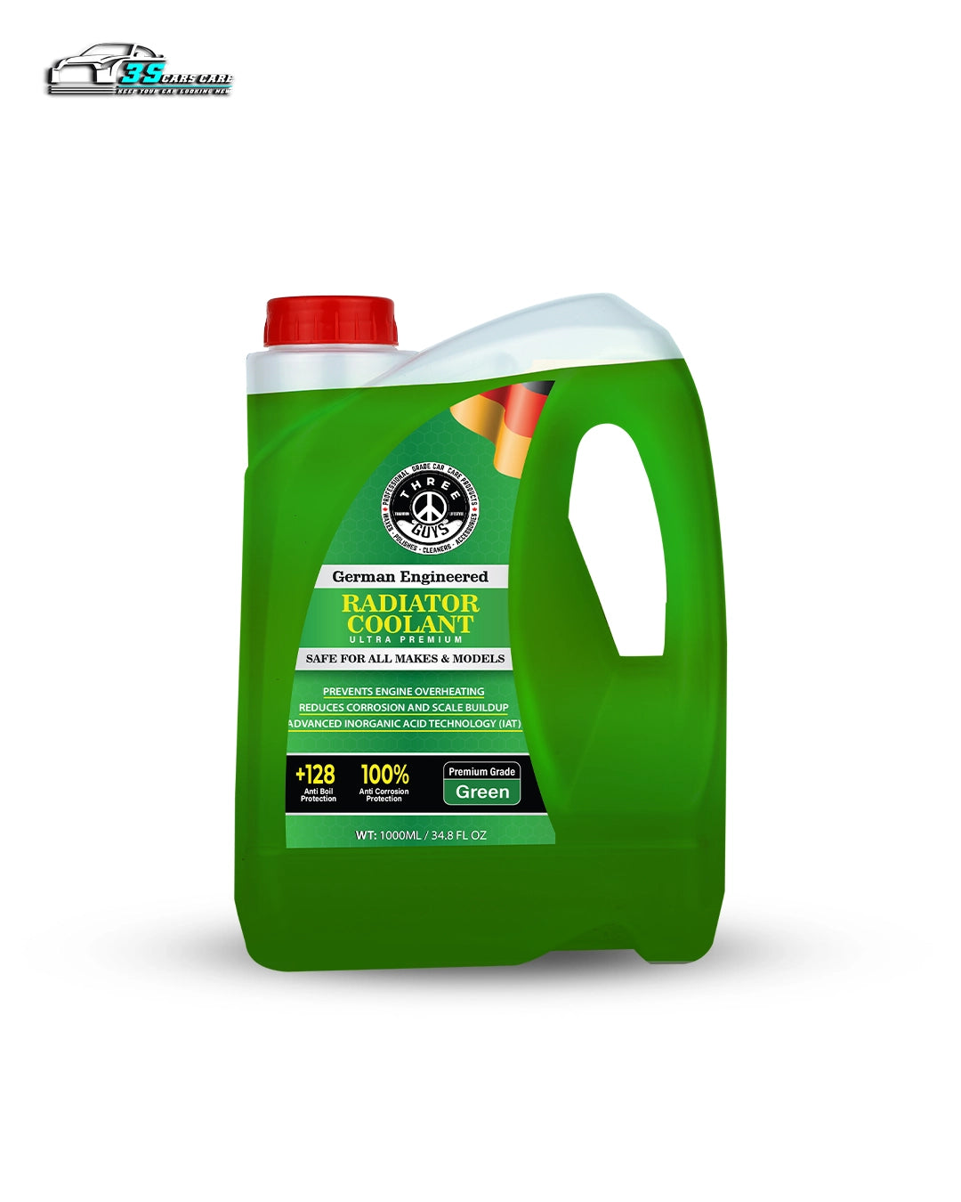 Radiator Coolant Green – Premium Grade | (IAT) Technology | THREE GUYS ...
