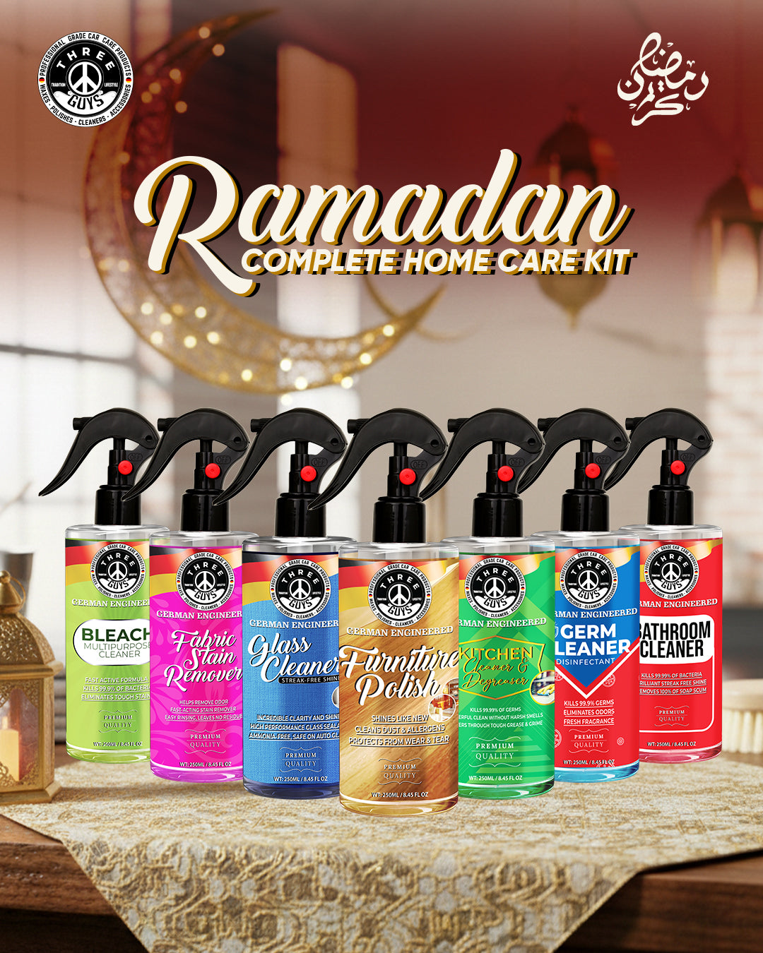 Ramadan Complete Home Care Kit – Total Cleaning Solution | THREE GUYS