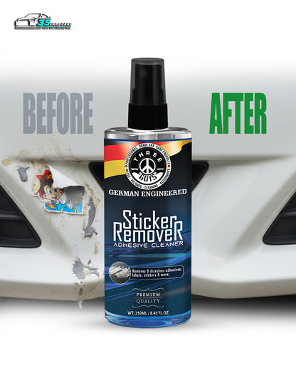 Sticker Remover | Premium Adhesive Cleaner | THREE GUYS | German Engineered (250ml)