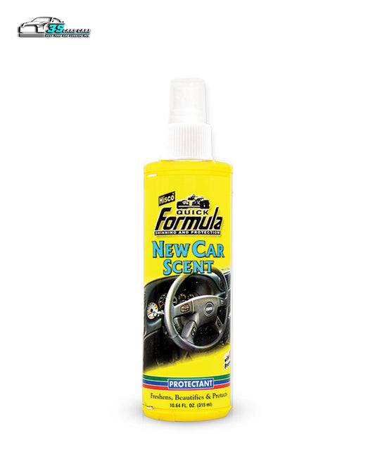 Shine Protects & Protectant – New Car Scent | Vinyl, Rubber, Plastic & Leather Care – 315ml | FORMULA | (HISCO)