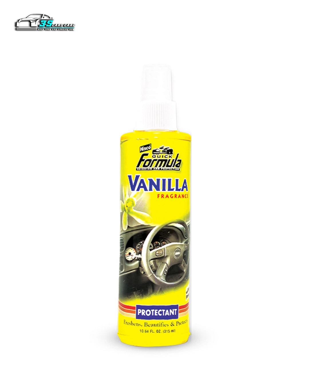 Shine Protects & Protectant – Vanilla | Vinyl, Rubber, Plastic & Leather Care – 315ml | FORMULA | (HISCO)
