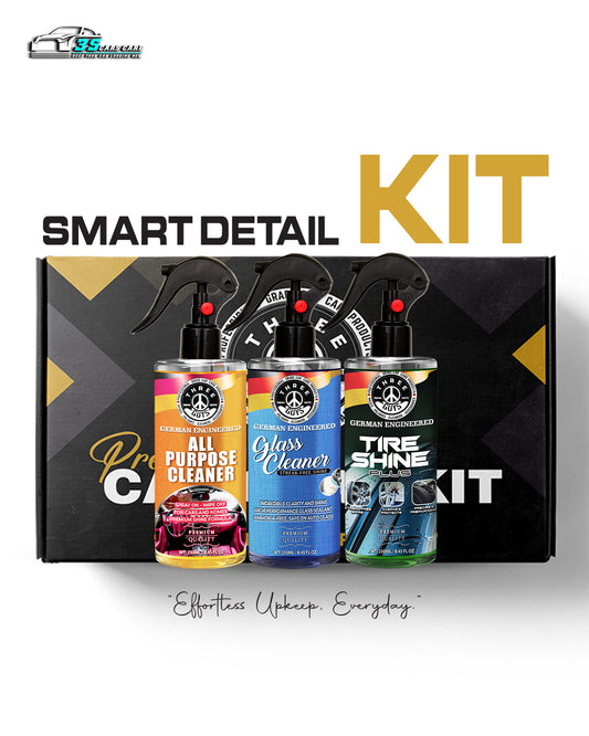 Smart Detail Kit | Everyday Car Cleaning Kit by THREE GUYS