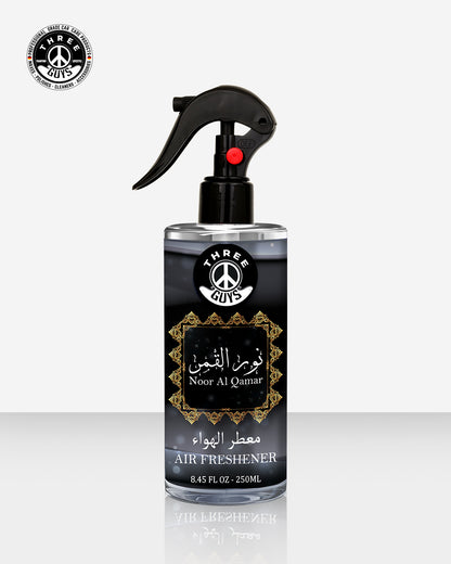Noor Al Qamar Air Freshener Spray | Arabic Fragrance Car & Room Freshener | THREE GUYS