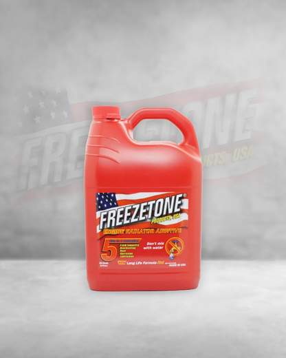 Anti-Freeze Coolant RED – 1 Gallon (3.79L) | Heavy & Light Duty Engine Protection FREEZETONE (U.S.A.)