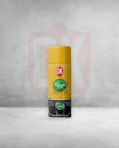 Silicone Dashboard Polish Lemon – 450ml | Interior Cleaner & UV Protector | Multi-Surface Polish | DK