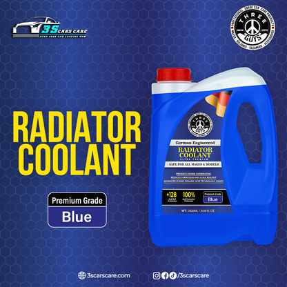 Radiator Coolant Blue – Premium Grade | (HOAT) Technology | THREE GUYS - German Engineered