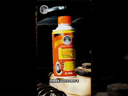 High Grade Brake Fluid DOT 3 | Heavy-Duty, Non-Petroleum Based – THREE GUYS - German Engineered