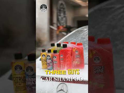 Citrus Wash & Gloss Car Shampoo – High Foam Snow Foam Shampoo for Car Wash & Shine | THREE GUYS – German Engineered