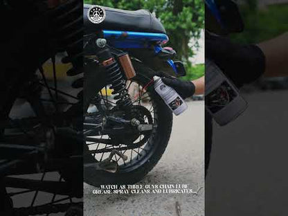 Chain Lube Grease Spray 450ml – High-Performance Lubricant for Chains, Hinges, Gears & Tools | Anti-Rust | THREE GUYS – German Engineered