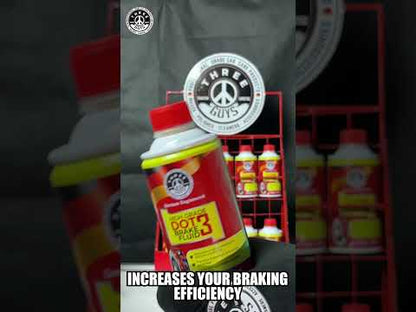 High Grade Brake Fluid DOT 3 | Heavy-Duty, Non-Petroleum Based – THREE GUYS - German Engineered
