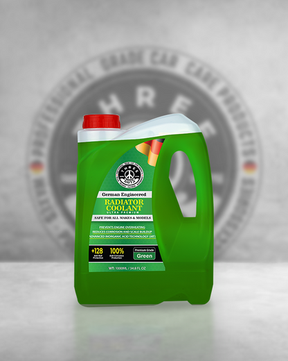 Radiator Coolant Green – Premium Grade | (IAT) Technology | THREE GUYS - German Engineered