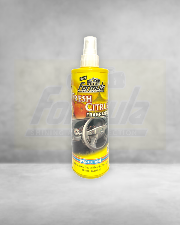 Shine Protects & Protectant – Fresh Citrus | Vinyl, Rubber, Plastic & Leather Care – 315ml | FORMULA | (HISCO)