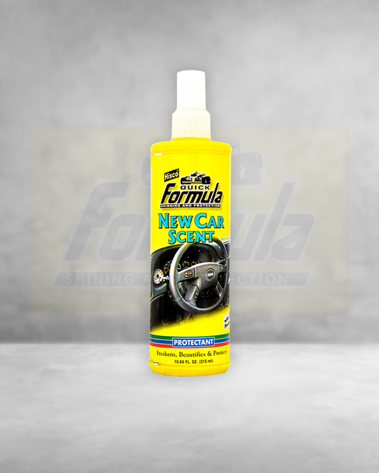 Shine Protects & Protectant – New Car Scent | Vinyl, Rubber, Plastic & Leather Care – 315ml | FORMULA | (HISCO)
