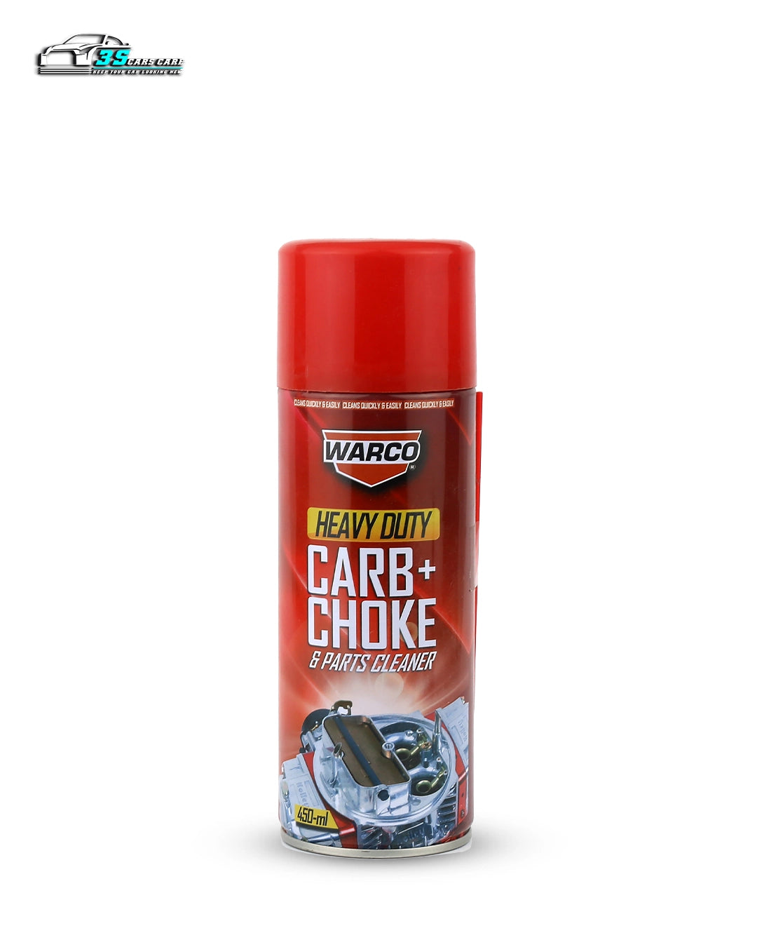 Heavy Duty Carb & Choke Cleaner Spray – 450ml | Throttle Body, Injector & Parts Cleaner WARCO